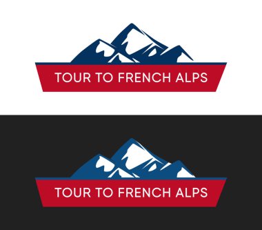 Fransız Alpleri 'ne Tur, Alp Dağları' na Logo