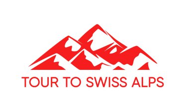 İsviçre Alpleri Dağlarla Kırmızı Renk Tur