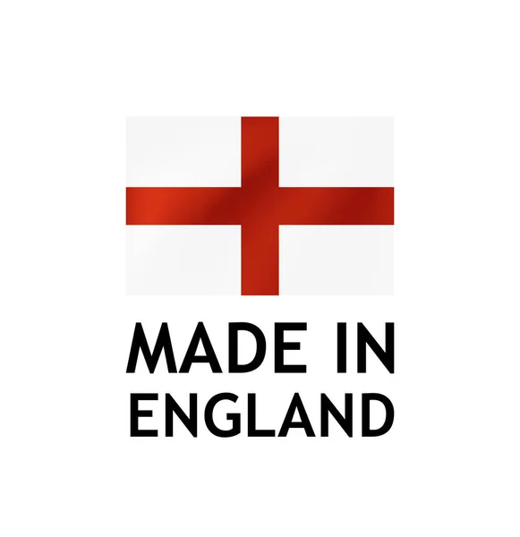 Made in England Etiqueta, Vector Tag template — Vetor de Stock
