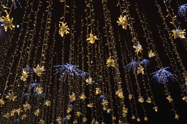 Festival yeni yıl aydınlatma, Moskova, Rusya