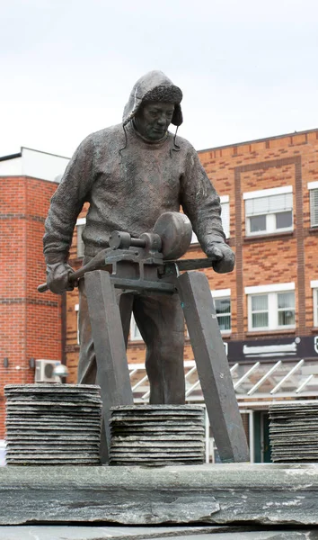 Alta Norway June 2015 Monument Harsh Residents North Center City — Stock Photo, Image