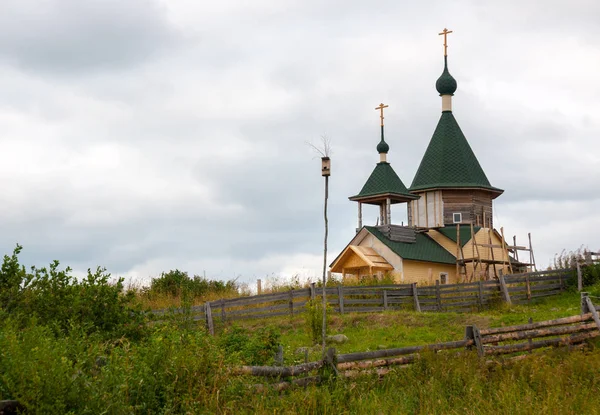 Dorf Unitsa Republik Karelien Russland Juli 2011 Peter Und Paulskirche — Stockfoto