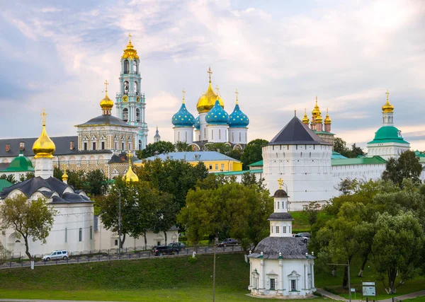 Vista Trinidad Lavra San Sergio Sergiev Posad Región Moscú Rusia — Foto de Stock