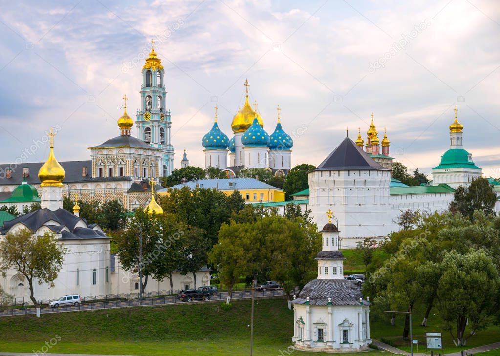 View of Trinity Lavra of St. Sergius, Sergiev Posad, Moscow Region, Russia