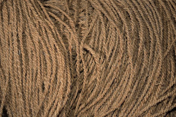 Rope (twine) from hemp fiber