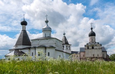 Ferapontov manastırı (Dünya Mirasları Listesi) 1398 yılında Aziz Ferapont tarafından kurulmuş, Ferapontovo köyü, Vologda bölgesi, Rusya