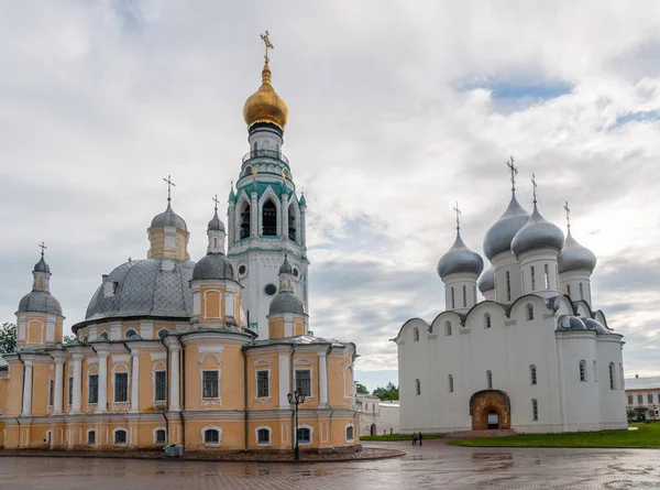 Sophia Katedrális Harangtornya Sophia Katedrális Püspöki Székesegyház Kreml Téren Vologda — Stock Fotó