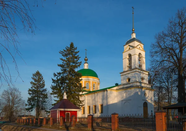 Kilisesi Vasilyevskoye Köyündeki Basil Büyük Elias Şapeli Sergiev Posad Bölgesi — Stok fotoğraf