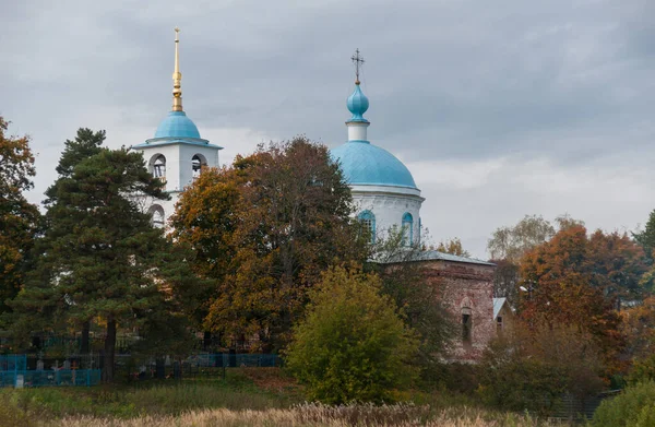 Igreja Ascensão Aldeia Surmino Distrito Dmitrovsky Região Moscou Rússia — Fotografia de Stock