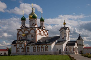 Trinity-Sergius Varnitsky Manastırı 'ndan St. Sergius Katedrali, Varnitsa Köyü, Rostov Veliky, Yaroslavl Bölgesi, Rusya