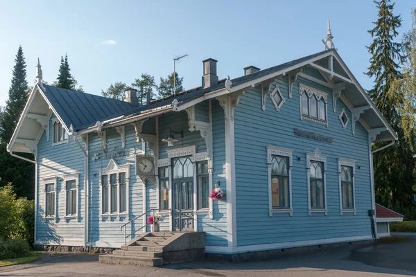 Старый Железнодорожный Вокзал Кеуруу Городе Муниципалитете Финляндии — стоковое фото