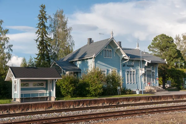 Velha Estação Ferroviária Keuruu Cidade Município Finlândia — Fotografia de Stock