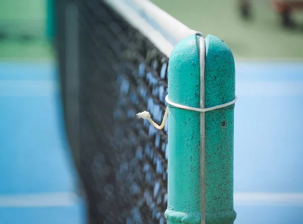 Tennis court and net — Stock Photo, Image