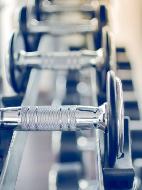 Spor Salonu'nda yapılan halter