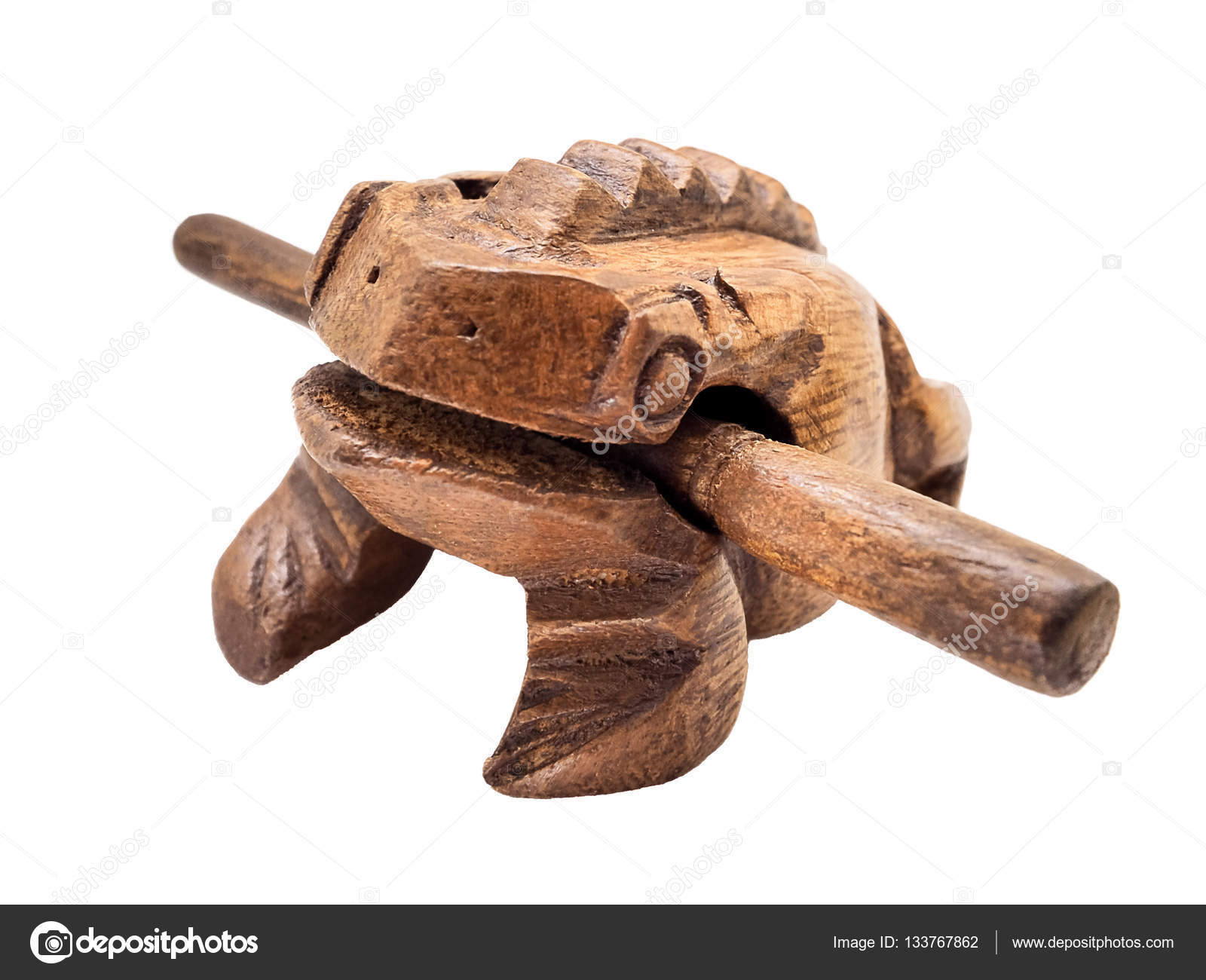 Wooden Frog toy that making croaking sound — Stock Photo © VICHAILAO