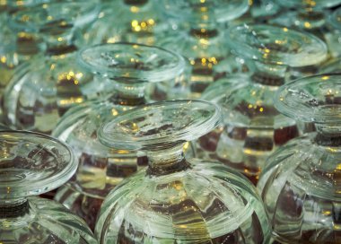 Boş cam dondurma arka plan