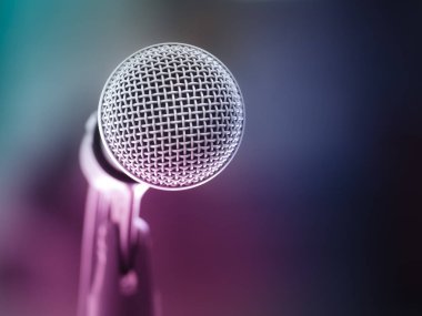 Mikrofon karaoke oda veya konferans salonu