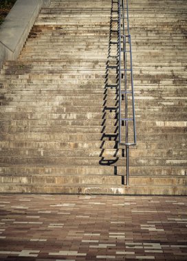 Işık ve gölge, merdiven açık kasık Park