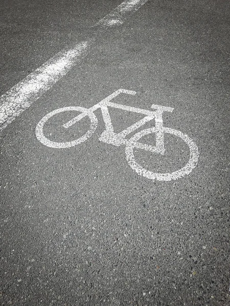 Carril bici, carretera para bicicletas — Foto de Stock