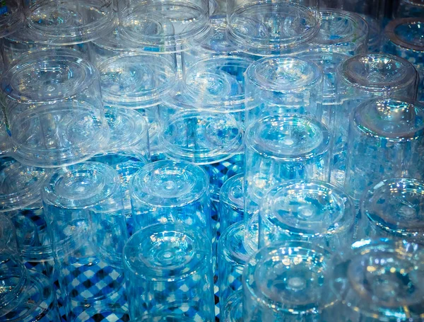 Abstracto colorido de fondo de vidrio vacío — Foto de Stock