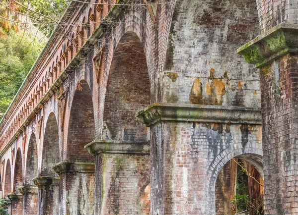 stock image Suirokaku brick ancient aqueduct in Kyoto