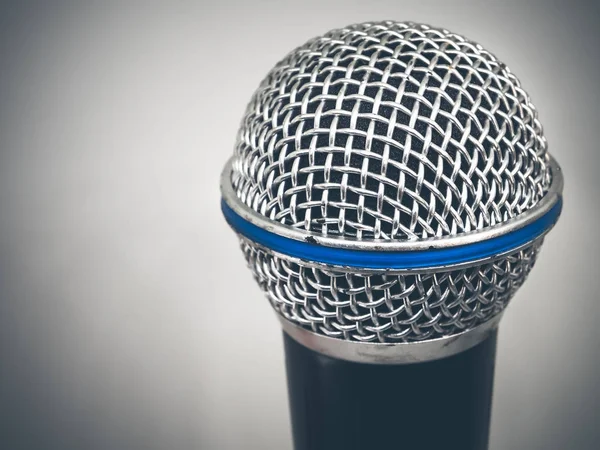 Microphone for karaoke room or conference room. — Stock Photo, Image