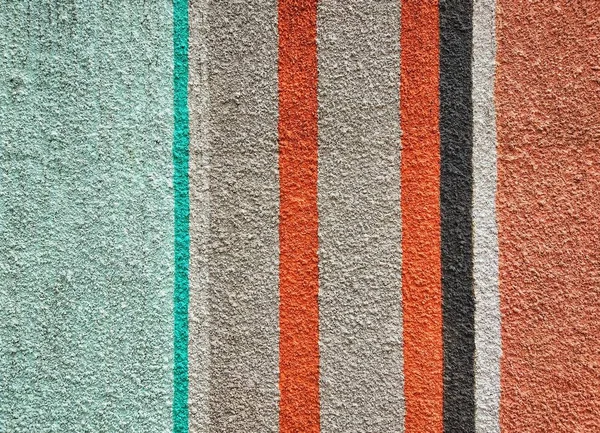 Vielzahl Von Farbe Balken Farbe Auf Einer Wand Zement Für — Stockfoto
