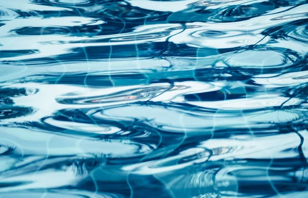 Абстрактный Цветной Размытый Синий Фон Фон Рябины Воды Бассейне — стоковое фото