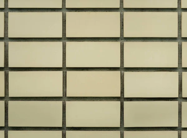 Concrete Block Wall Textured Background Flooring Interior Square Beige Brick — Stock Photo, Image