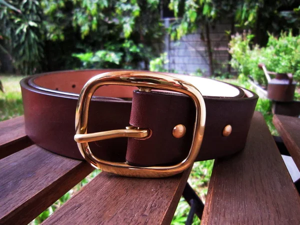 Leather belt 02/ photo of the leather belt