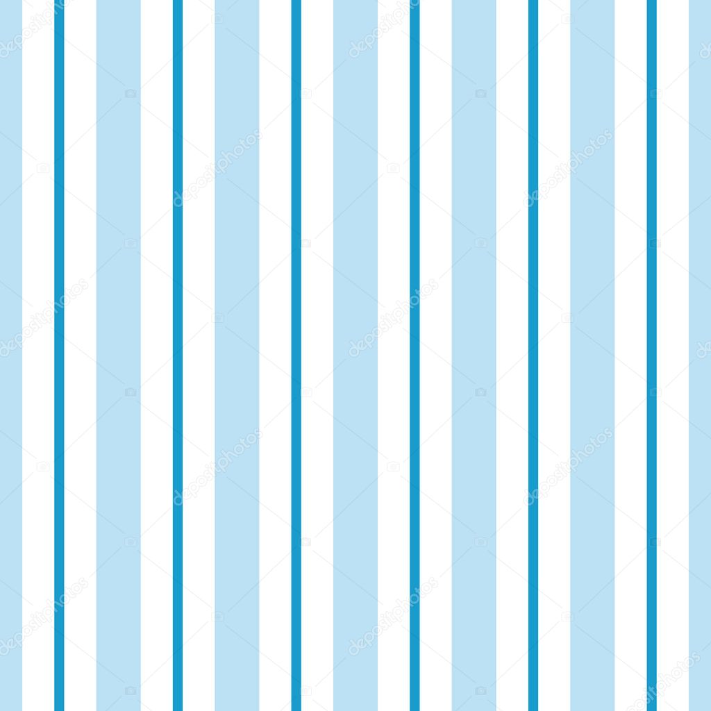Vector Seamless Pattern with Blue and White Stripes