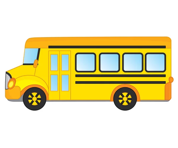 Autobús escolar vector — Vector de stock