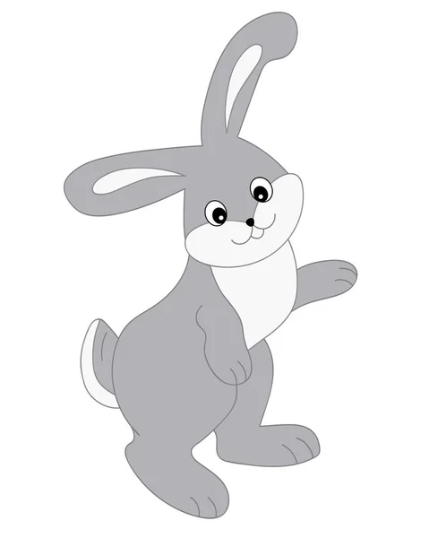 Vector gullig tecknad kanin — Stock vektor