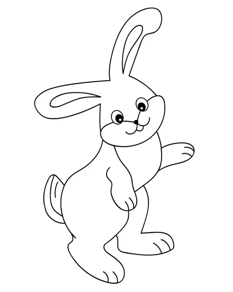ベクトルかわいい漫画のウサギ — ストックベクタ