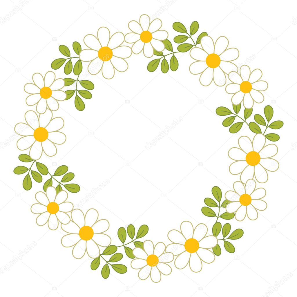 Vector Floral Wreath