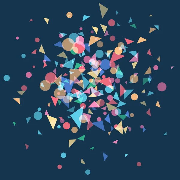 Confeti de colores festivos — Vector de stock