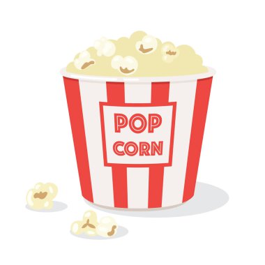 Tam patlamış mısır kova