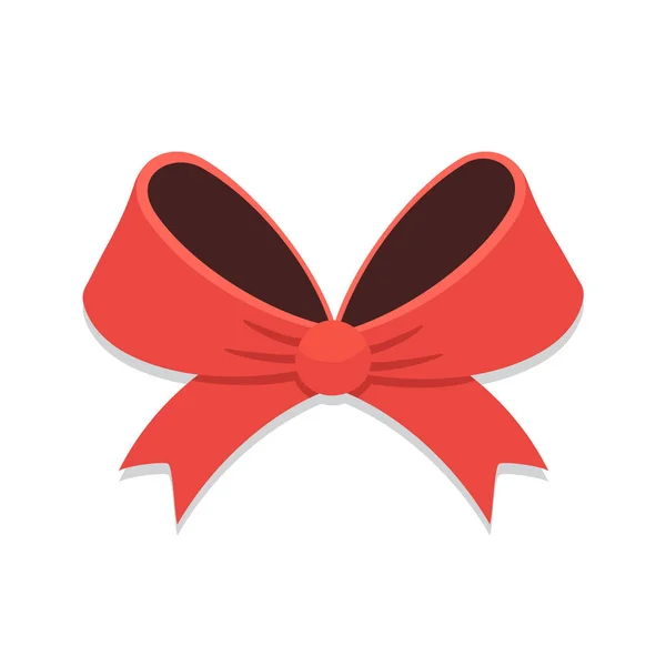 红色的蝴蝶结标志 — 图库矢量图片
