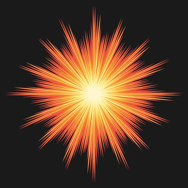 Yıldız patlama, ray