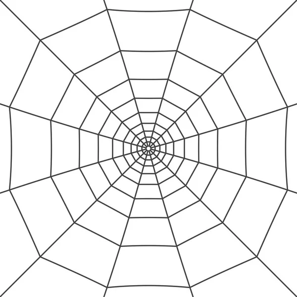 Cobweb en blanco — Vector de stock