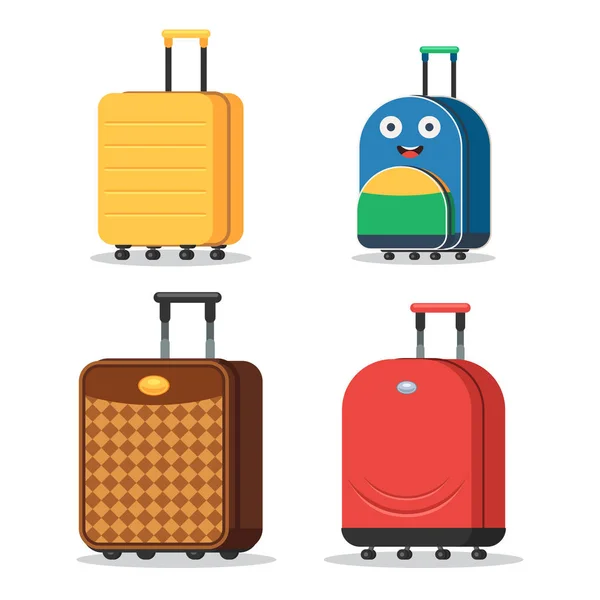 Set of suitcases — Stock Vector