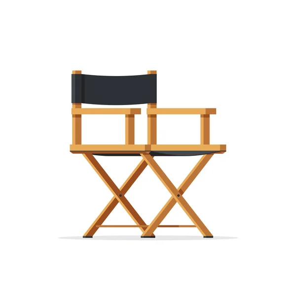 Yönetmen film sandalye — Stok Vektör