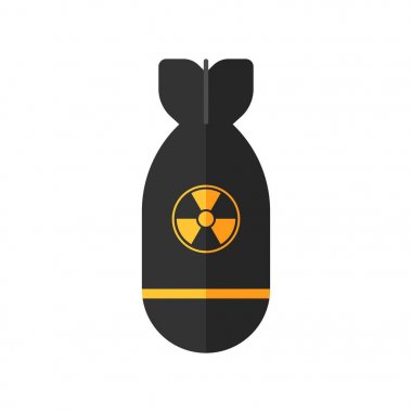 Atomik roket bomba simgesi