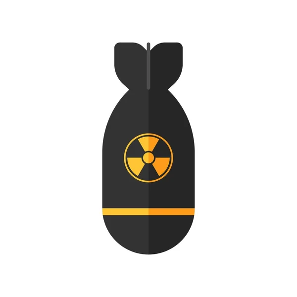 Иконка атомной ракеты — стоковый вектор