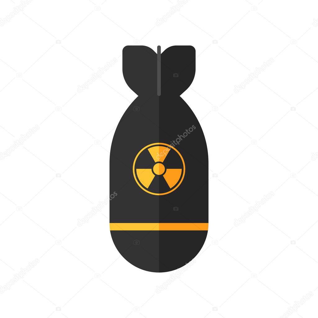 Atomic rocket bomb icon