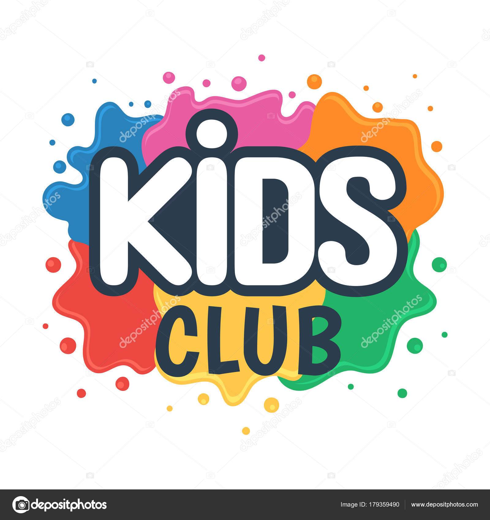 Download Kids club sign — Stock Vector © EgudinKa #179359490