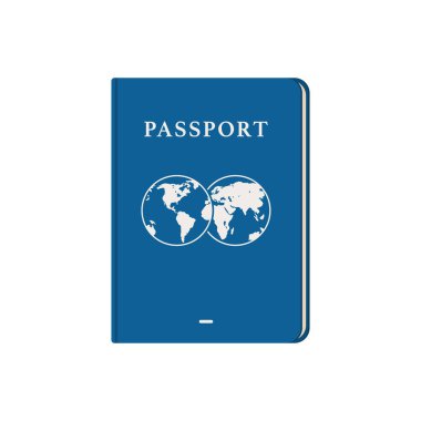 Uluslararası pasaport mavi kapak