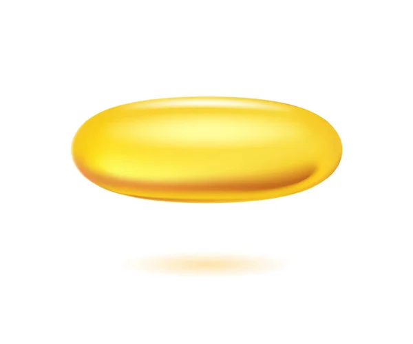 Visolie capsule — Stockvector