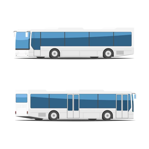Městský autobus z různých stran — Stockový vektor