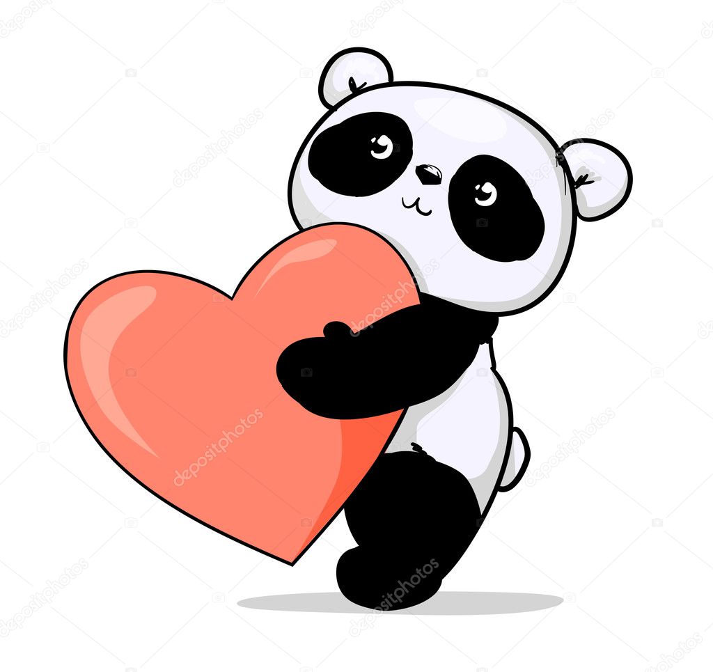 Panda Mit Herz Panda Mit Herz